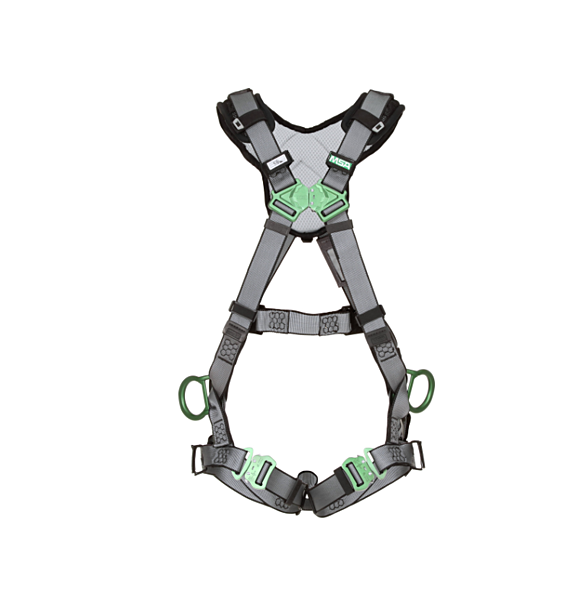 V-FIT Construction Harness, Extra Small, Back & Hip D-Rings, Quick-Connect Leg Straps, Shoulder Padding