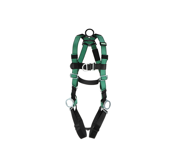MSA 10197436 V-FORM Harness, Standard, Back, Chest & Hip D