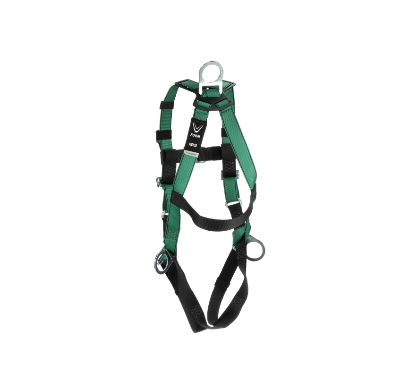MSA 10197436 V-FORM Harness, Standard, Back, Chest & Hip D