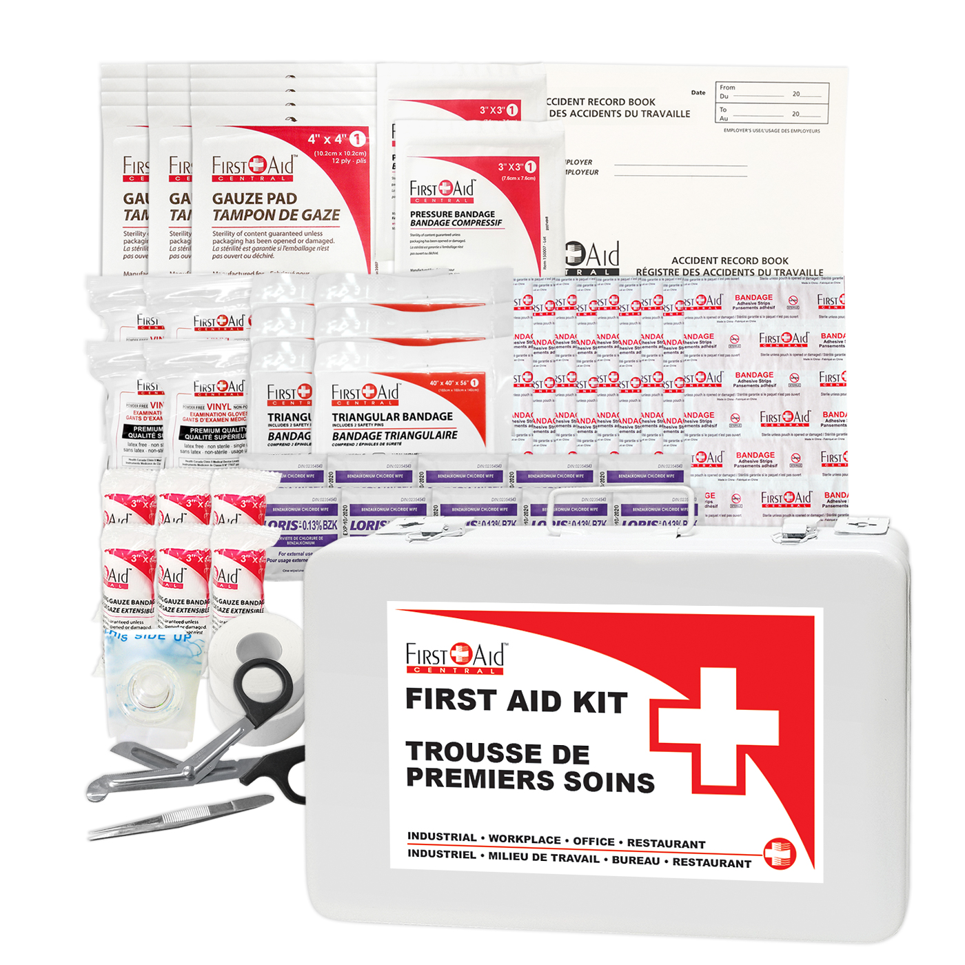 First Aid Central FAC-FED0BM Federal Type B Regulation First Aid Kit in ...
