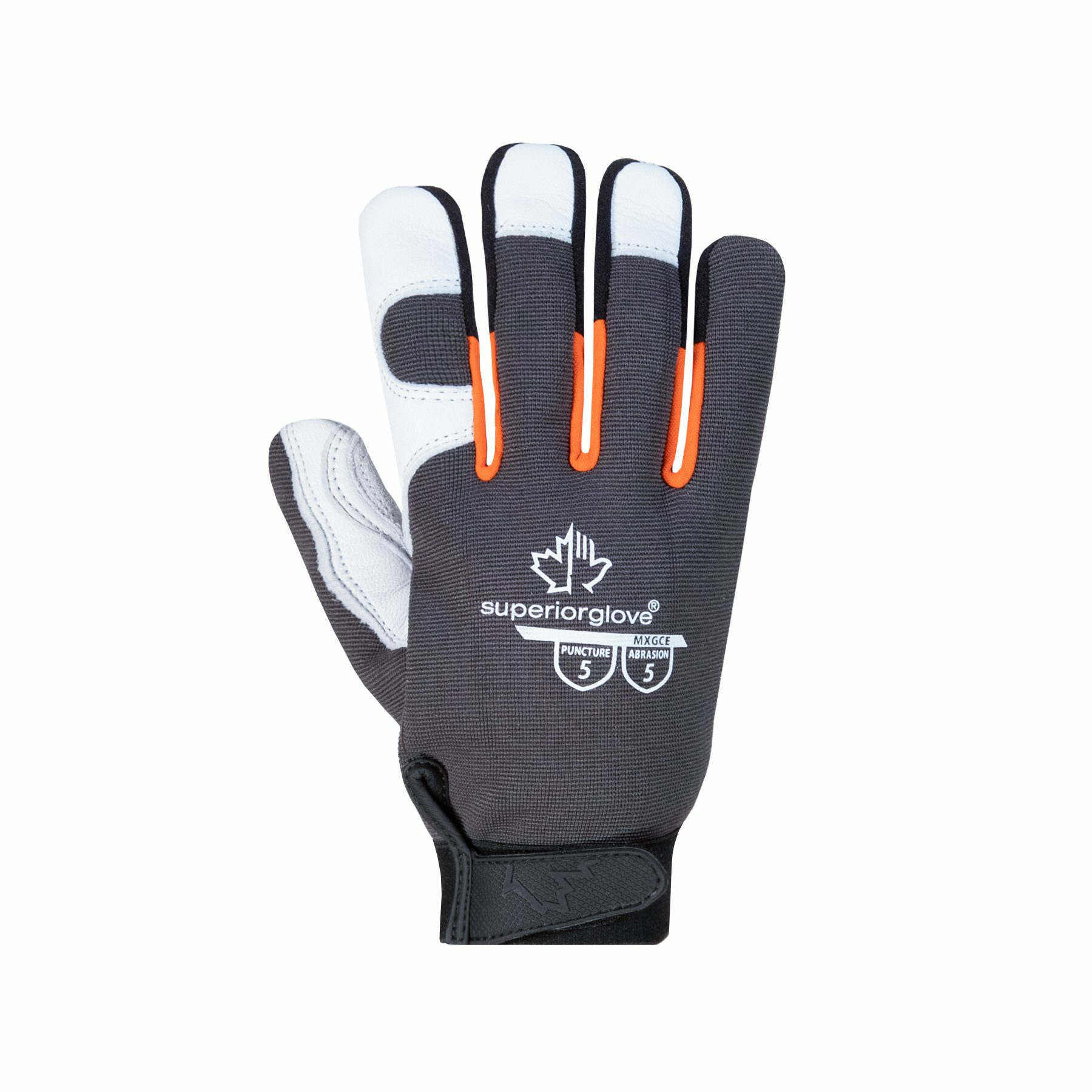 superiorglove® MXGCE-L Clutch Gear® Goatskin Mechanics Glove