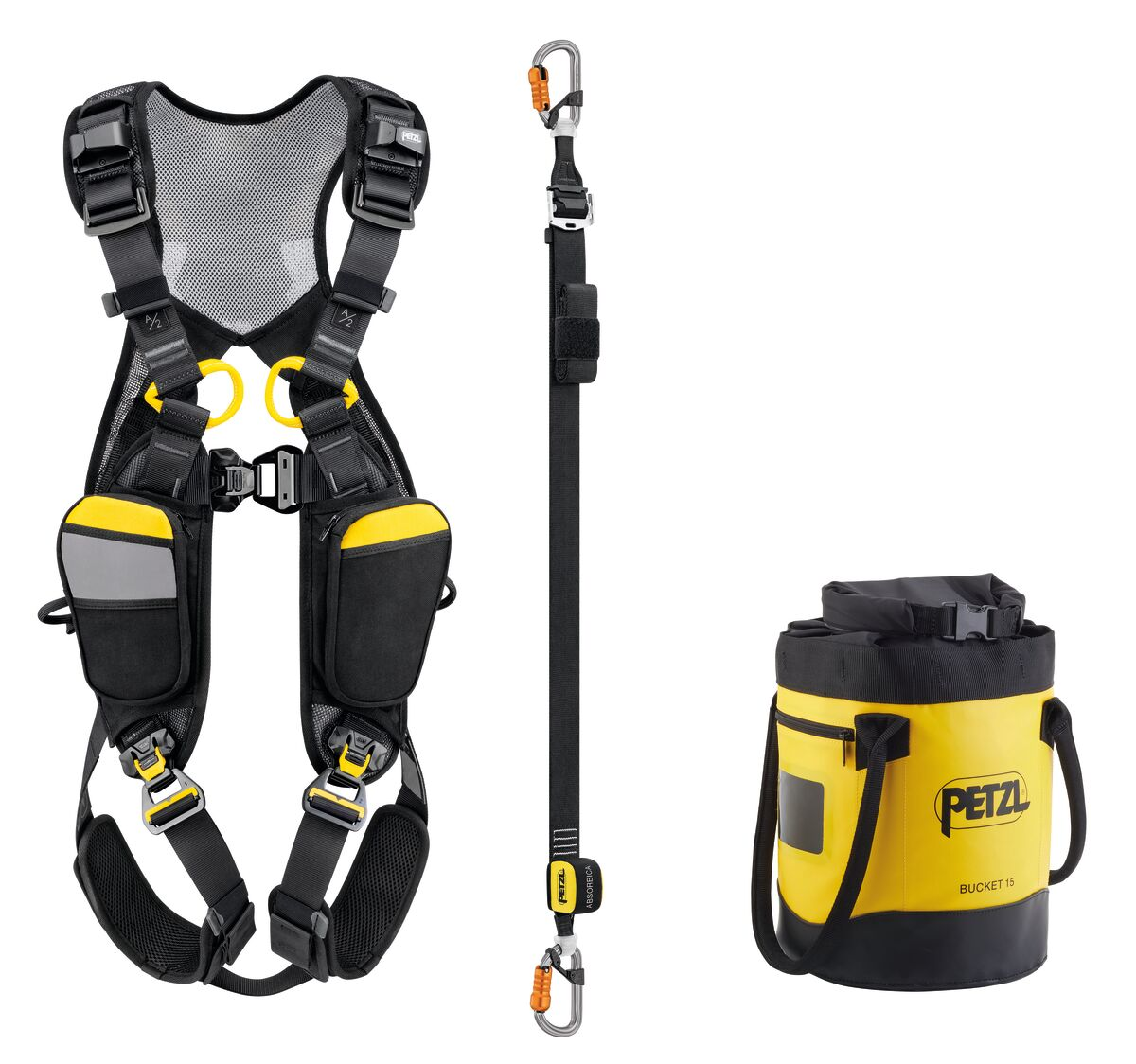 【HI FI FNK】Mew Lightweight Padding Petzl K095CA00 NEWTON EASYFIT Fall Protection Kit for