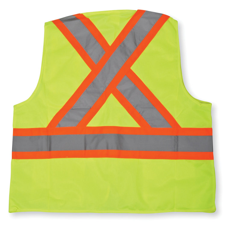 Big K Clothing BK204ZIP-L/XL Lime Green 100% Polyester