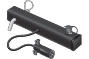 Justrite® FS7015PC-QD Checker™ Hitch Mounts for Lighted Whips w Quick ...